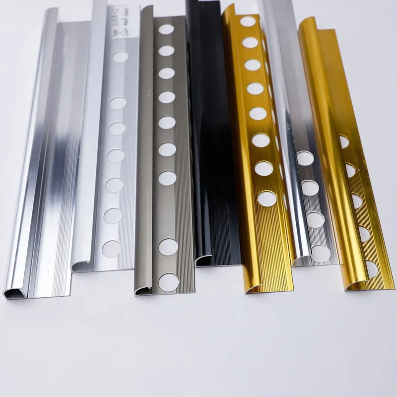Free Sample OEM Logo Customized Aluminum Wall Corner Edge Tile Trim