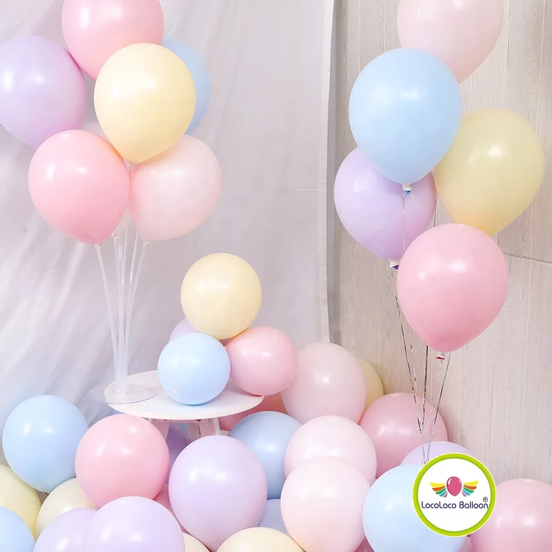 100pcs Latex Balloons 10 Inches globos color macarron Candy for party Wedding Graduation Kids Birthday Festive balloons