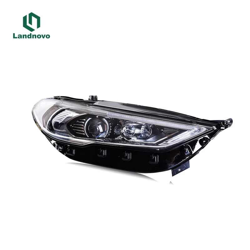 Landnovo full led car accessories head lamp for Ford New Mondeo 2017-2020 running light headlight