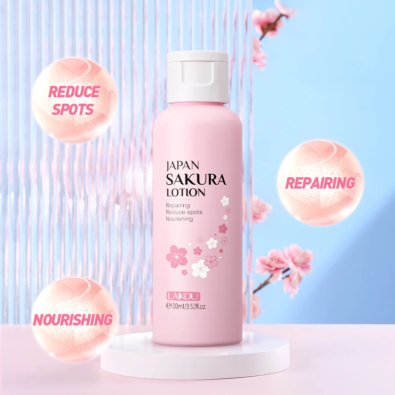 Японский лосьон для лица Sakura Восстанавливающий увлажняющий уход за кожей крем девочек женщин