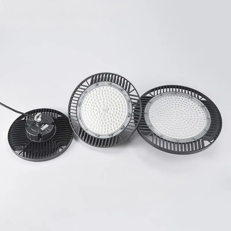 Высокая яркость 100 Вт 150 200 100-150lm/w светодиодный светильник UFO High Bay для заводского складского промышленного освещения