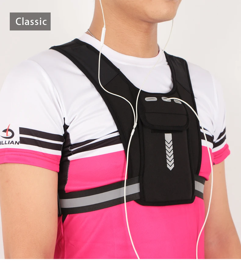 Customizable Badge Outdoor Cell Phone Chest Bag Unisex Wallet