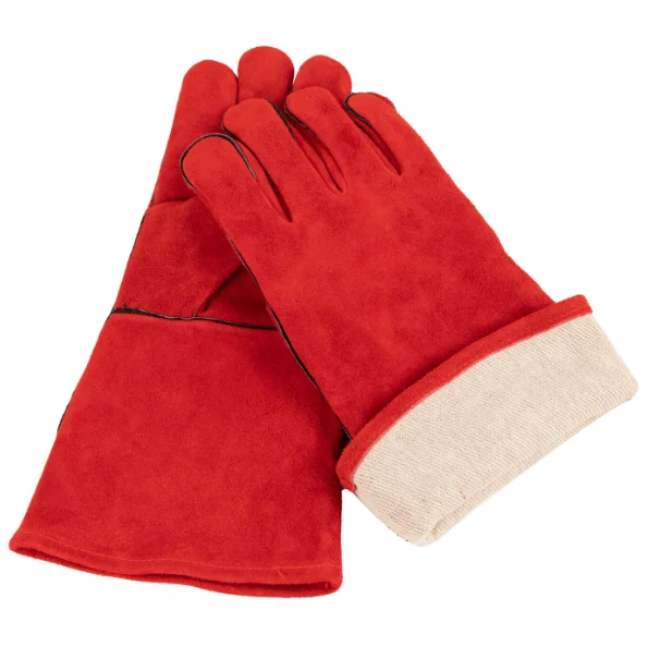 Gardening safety work common size for men welding cow leather glove