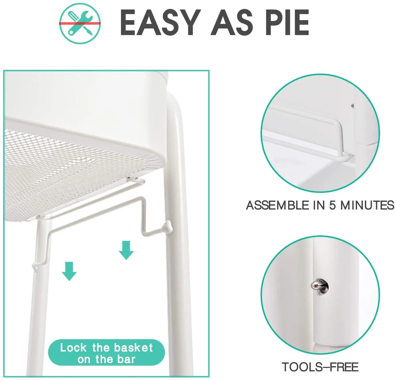 Hot Sale Metal Utility Cart with Lockable Wheels