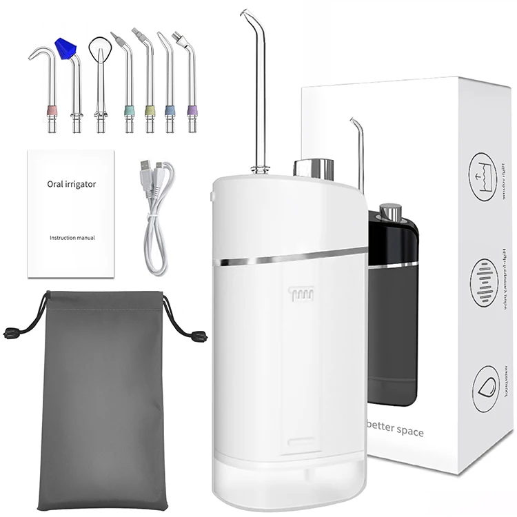 Customized SPA IPX7 Portable Professional Electric Rechargeable Cordless Travel Dental Mini Water Flosser Pump For Teeth Clean