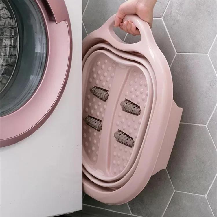 Wholesale Foot Care Salon Foot Bath Massage Foot Spa Soaking Pedicure Foldable Basins