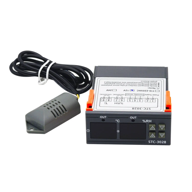 AC110-220V двойной дисплей температуры Регулируемый регулятор цифровой контроллер и влажности