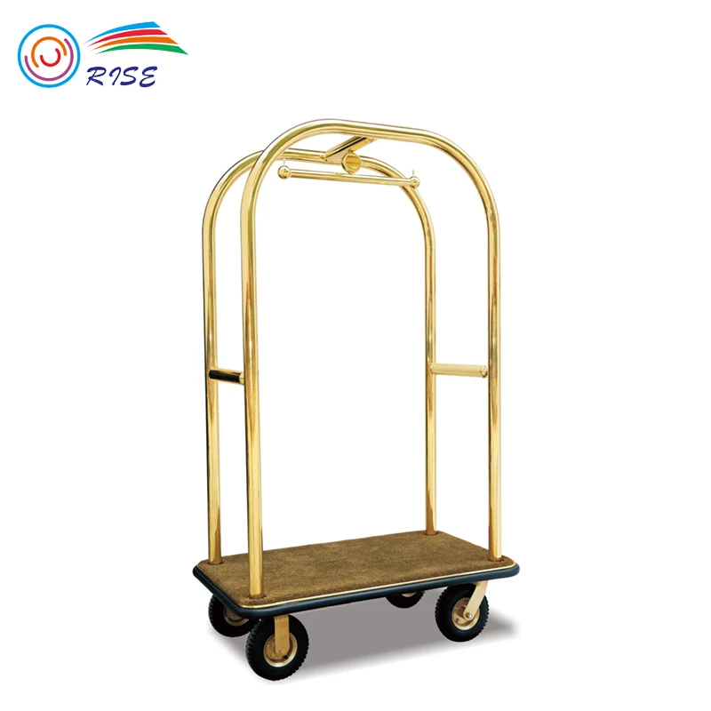
Hot sale good price luggage trolley /hotel hand control luggage cart/bellman cart trolley 
