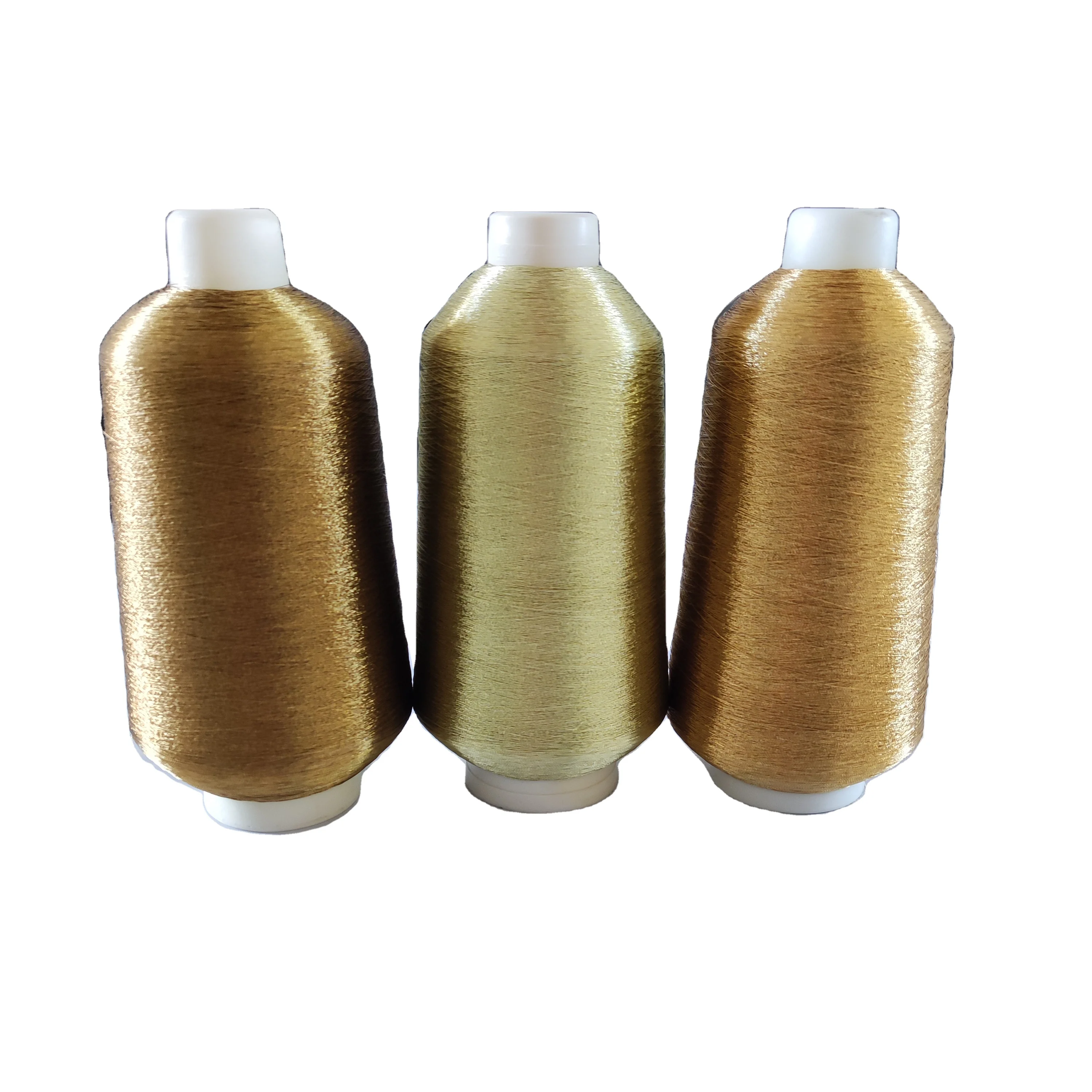 Высококачественная металлическая пряжа MS/ST type KR золотая нить для вышивки полиэстер