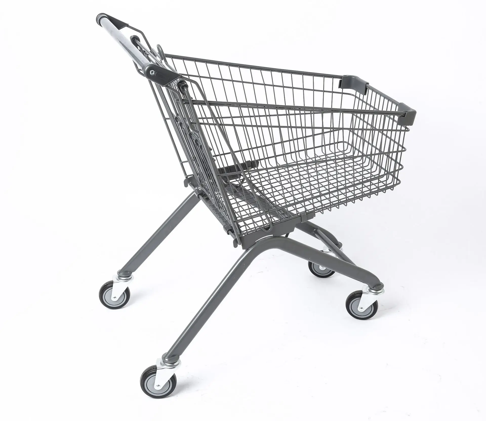 Meicheng Hypermarket Heavy Duty Shopping Trolley For Supermarket Grocery Shopping Cart With 4 Wheels