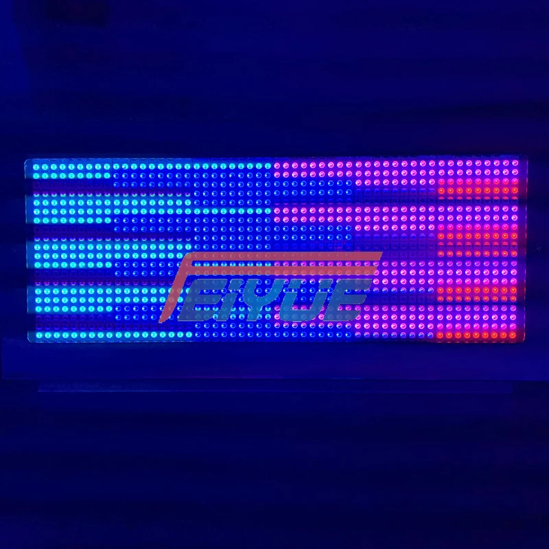 1080 шт. RGB DMX светодиодная вспышка стробоскоп с регулируемым углом 120 градусов сценической вечеринки