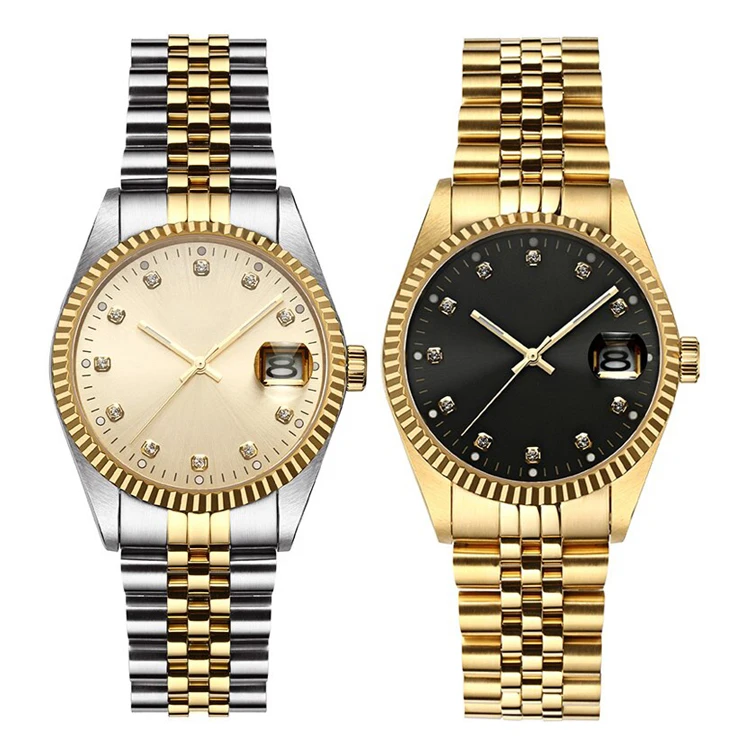 Excel Wrist Watch Price Japan Quartz Atm  Gold Plated Stainless Steel Back Water Resistant Men