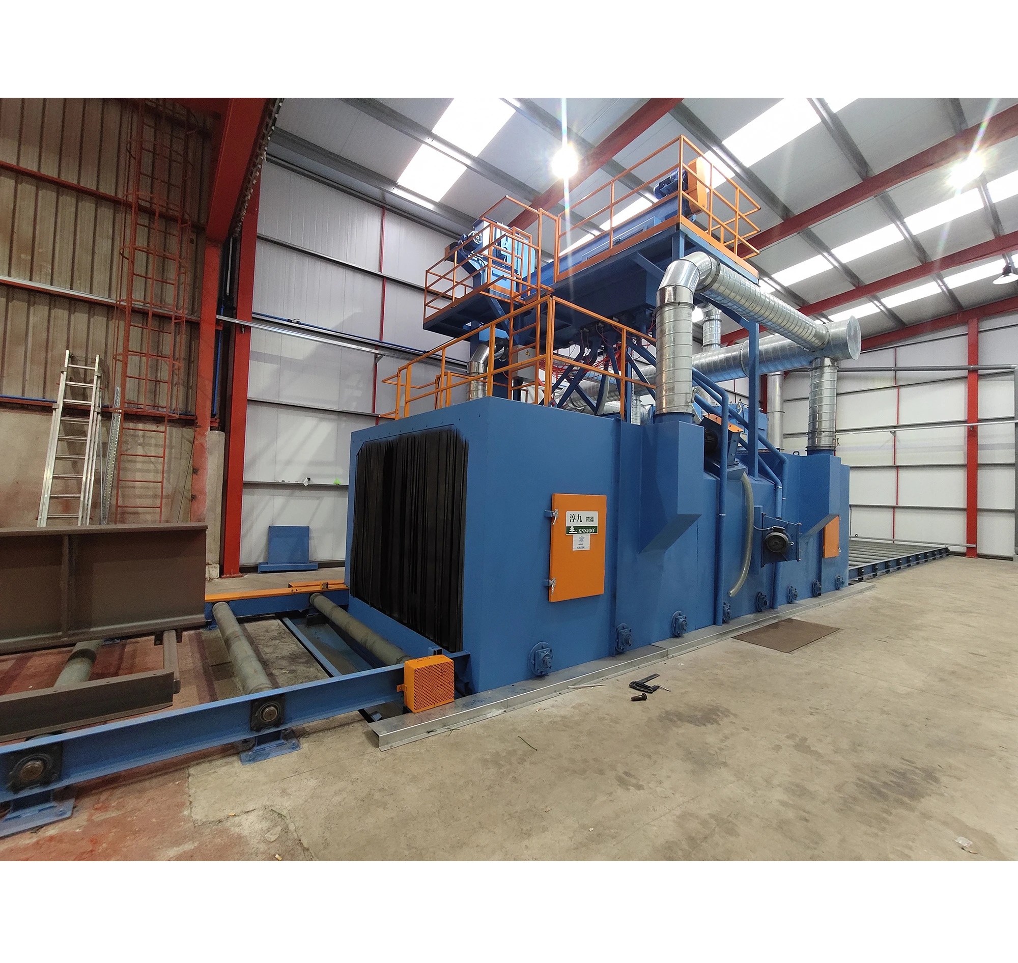 
Continuous feed /steel strip / through feed shot blasting machine for sale RFQ 