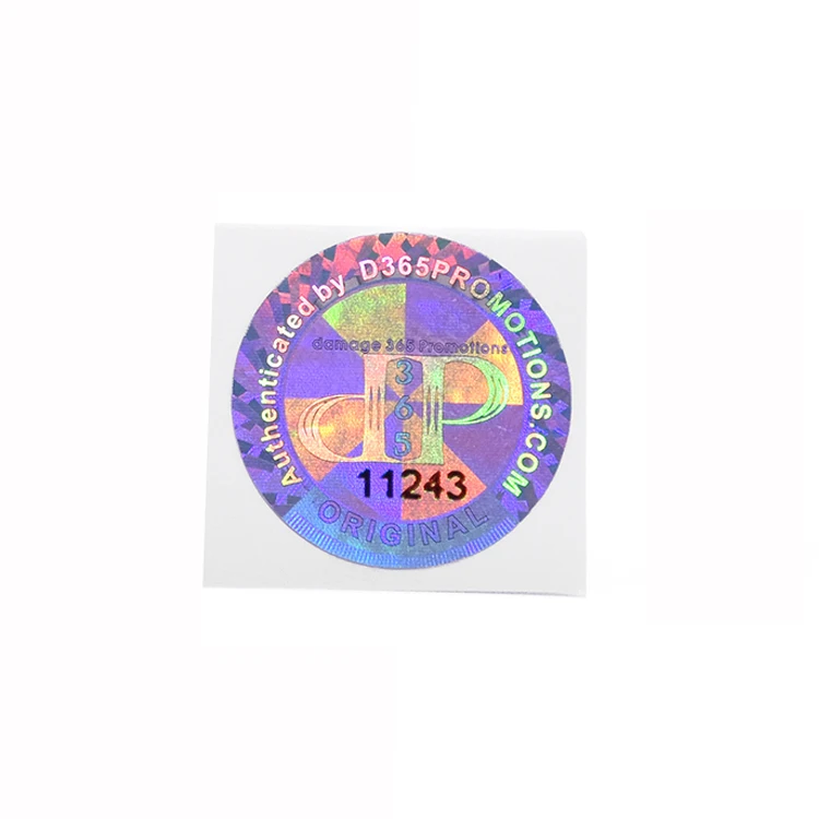 Factory Custom Logo Printing 3d Hologram Sticker laser label