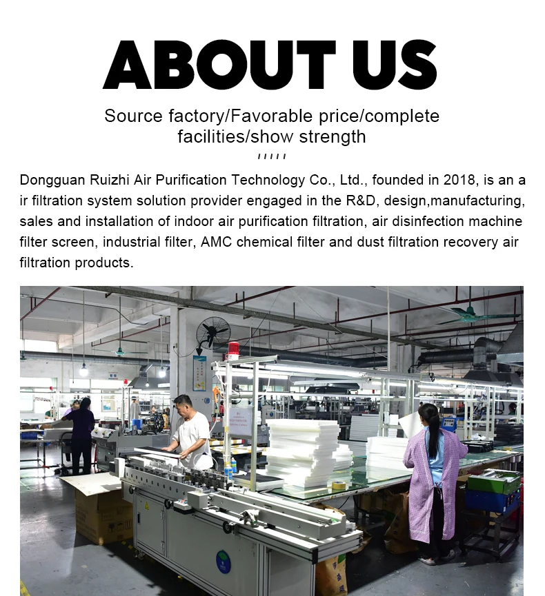 High Quality Activated Carbon Air Filter Cotton Conditioner Air Purifier Filter Primary Filter Cotton