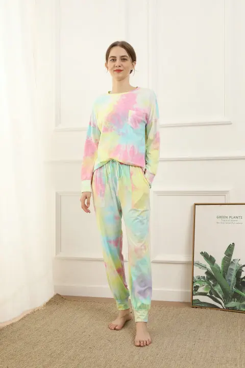 Новый трендовый комплект Fung H0088 из хлопка с длинными рукавами и брюками доступен в наличии