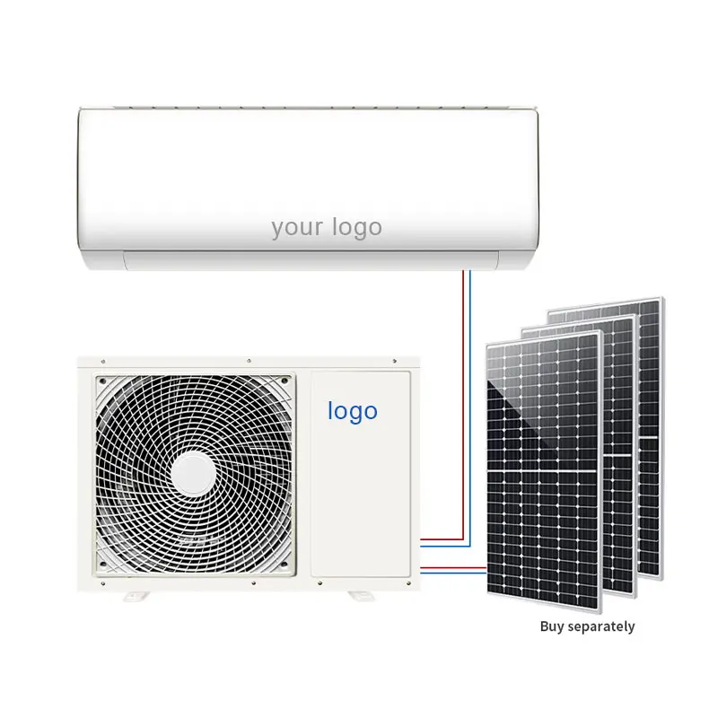 12v 24v 48v Compressor DC24V EER 4.56W/W DC Power Solar Air Conditioner