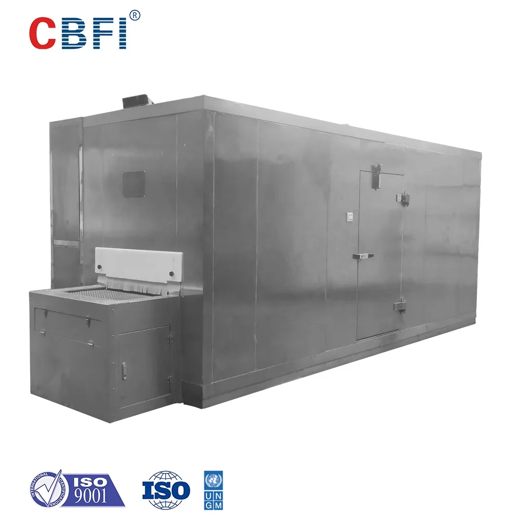 Tunnel Freezer Commercial Tunnel Blast Chiller Freezer Freezer Quick Freezing Machine