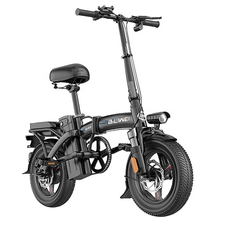 Foldable Electric Bike City E-bike cheap mini bike  400W 48V 8-30Ah 14' Folding Bicycle Fat Tire Foldable Electric Bicycle