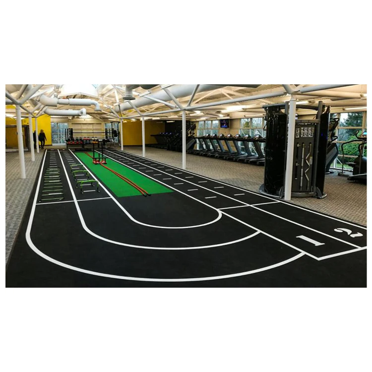 Sports Equipments Custom Design Floor Mat For Gym, Wear Resistant Artificial Gym Grass/
