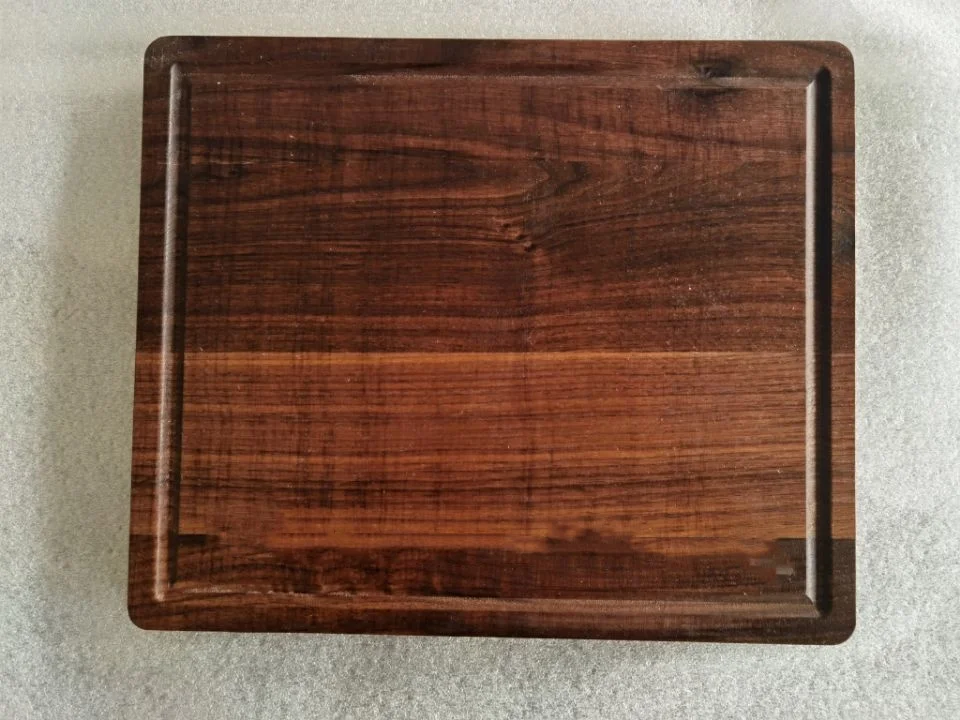 Kitchen Chopping Board Walnut Wood Cutting With Juice Drip Groove