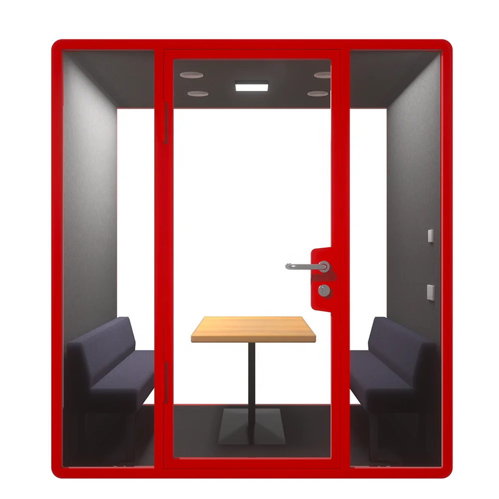 Originally manufacturer of office meeting booth for 4 seater office room
