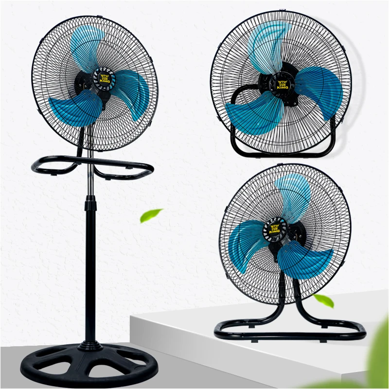 Factory Wholesale Household Electric Stand Fan Ventilador De Piso De metal Tres en Uno De 18 Pulgadas