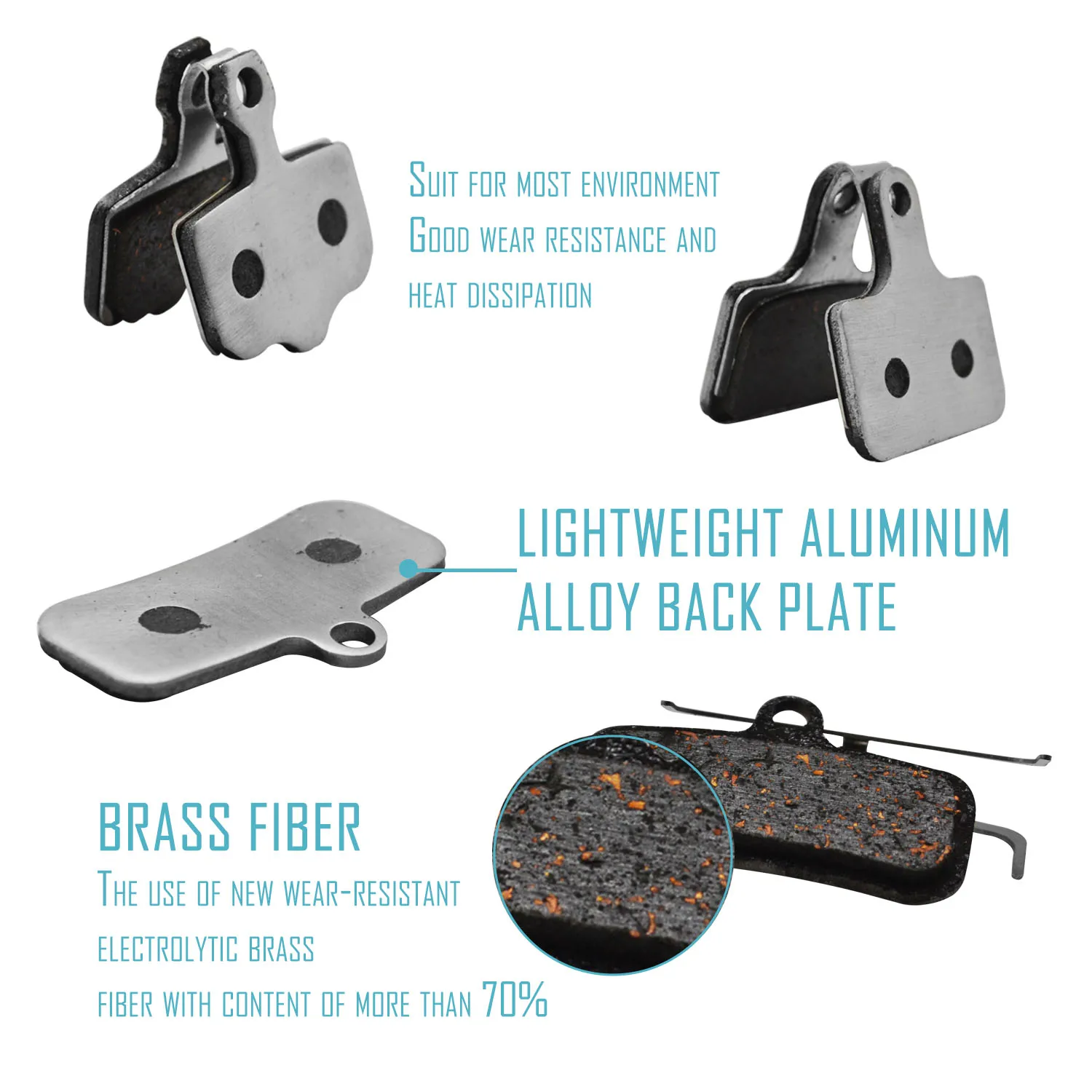 Гидравлическая тормозная колодка для велосипеда Shimano avid magura formula hayes zoom, 30 пар