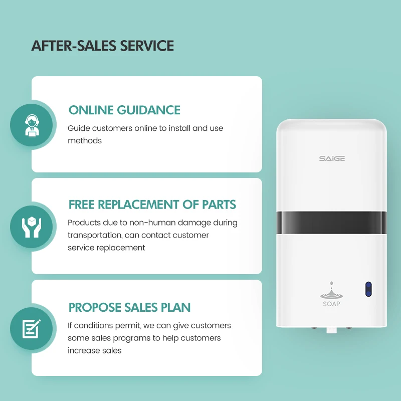 600ml Automatic Soap Dispenser Sturdy Practical Wall-Mounted Made ABS Plastic Factory Direct Sales OEM/ODM Logo Printing