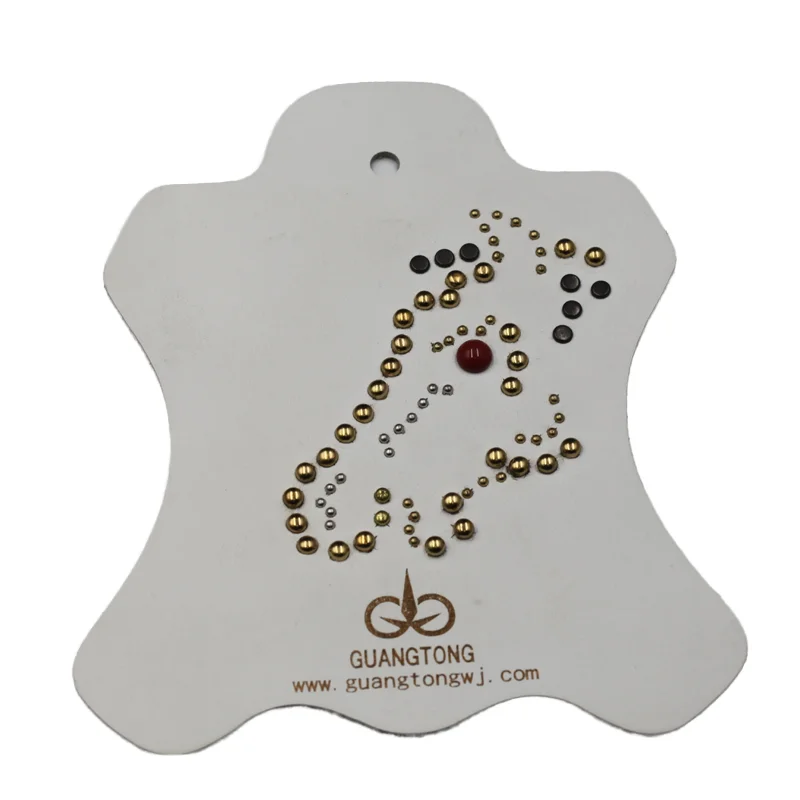 Hot Sale 8mm silver gunmetal color decorative rivets for leather clothes cross leather rivets patch