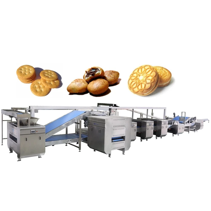 
Chocolate Hello Panda and Cracker Hard Biscuit Making Machine Automatic Production Line Price 