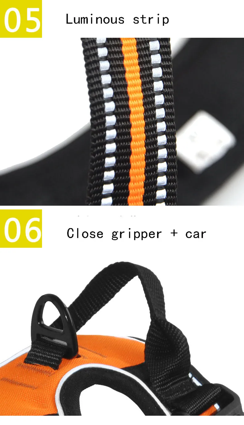 Pet Strap Dog Chain Cat P Rope Chest Strap Leash Vest Type Bold Pet Supplies
