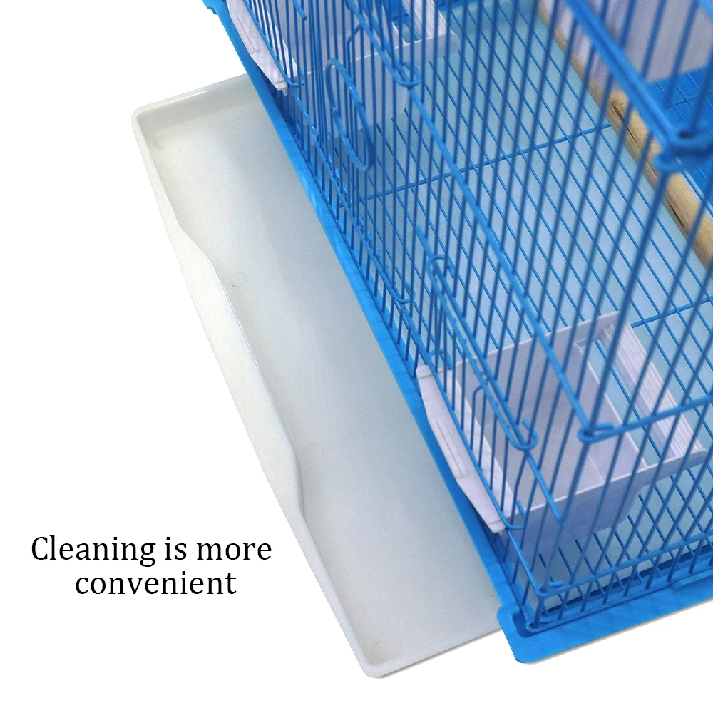 Manufacturer wholesale customized round large birdcage cage wire mesh foldable canary cage for outdoor feeding and breeding