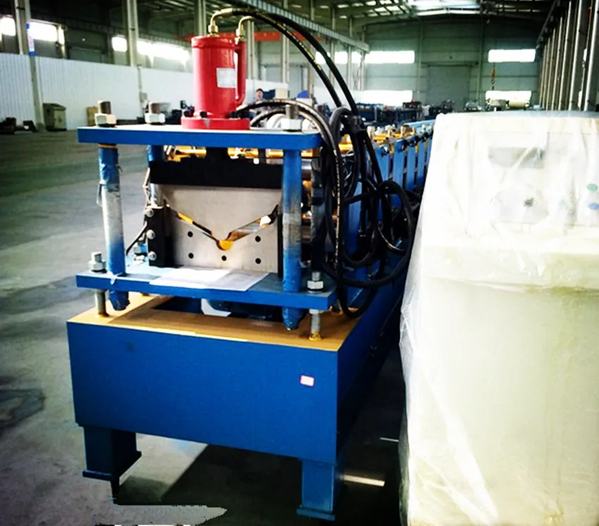 color coated corrugated metal roofing sheet ridge cap roll forming machine