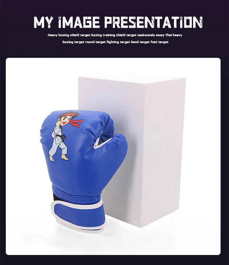 Wholesale Leather Kids Fighting Training Boxing Gloves