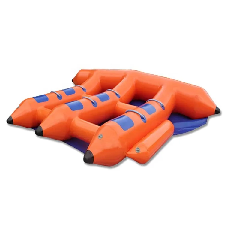 Wholesale  6 Person  Inflatable Flyfish Towable  Boat Tube for Water Sports