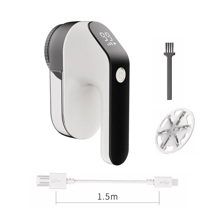 Бритва для ткани со светодиодным дисплеем портативное электрическое устройство удаления катышков на одежде 6