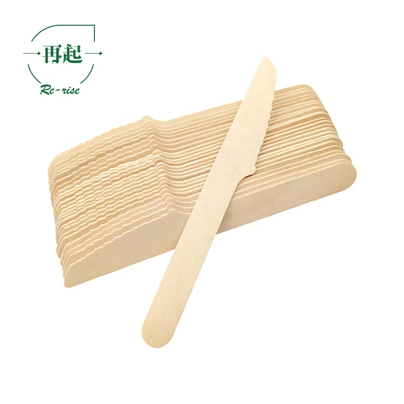 China Dalian Direct Factory Eco-friendly Biodegradable Disposable Birch Wood Knife, Knives