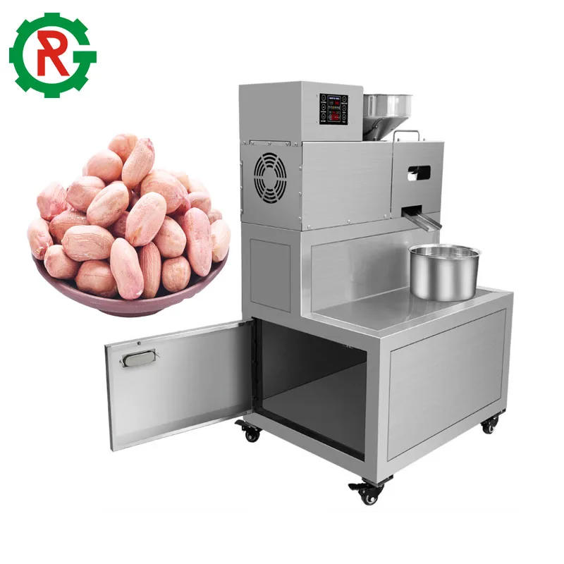 Auto screw peanut sunflower seeds oil mill machine