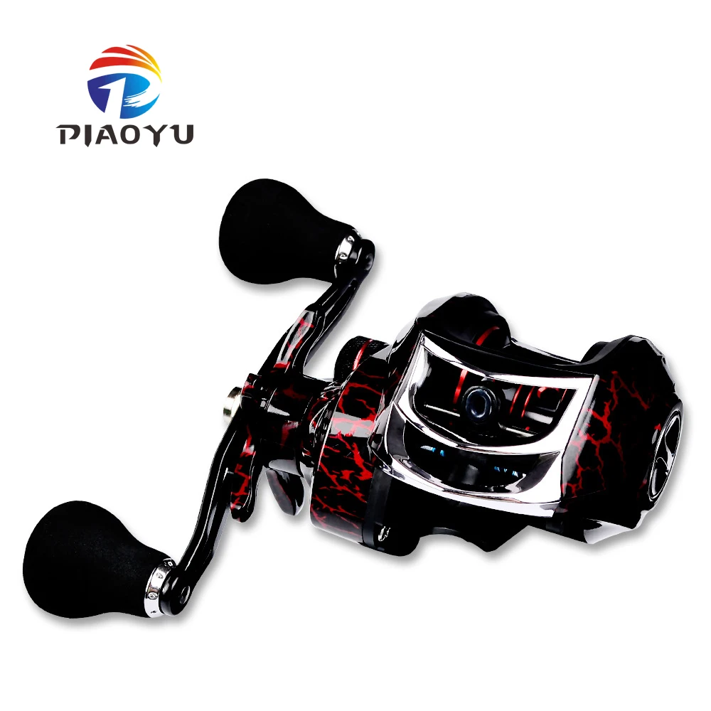 PIAOYU 18+1 Bearings Waterproof Left / Right Hand Baitcasting Fishing Reel High Speed Fishing Reel with Magnetic Brake System