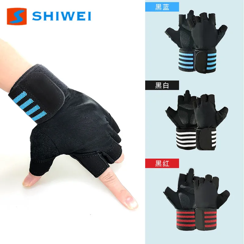  SHIWEI-886-3 # перчатки для тяжелой атлетики бодибилдинга фитнеса тренировок тренажерного
