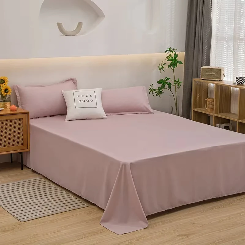 Sheet Simple Student Dormitory Single Piece Bed Sheet Three Sets Good Color Washed Cotton Single Piece Bed