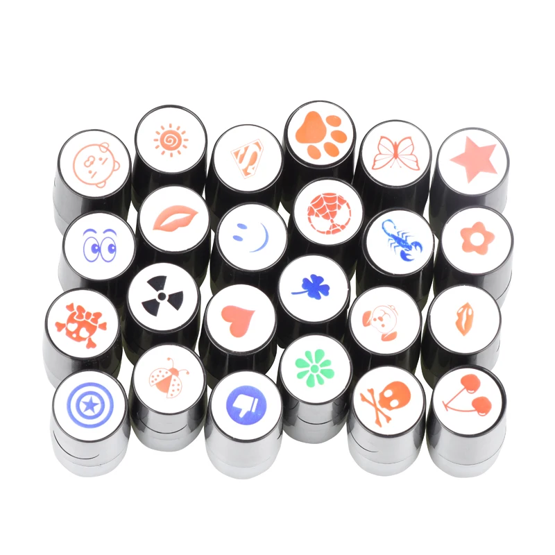 Hot Sales Golf Ball Stamp Waterproof Golf Marking Permanent Ink Line Marking Accessories Quick-dry Various Pattern Mark Stamp