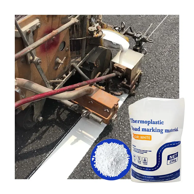 ISO 9001 Factory road paint strong adhesion thermoplastic price road marking paint