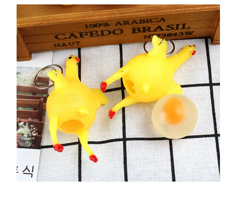 Surprise Squishy Toy Anti Stress Squeeze Toys Chicken&Eggs Laying Hens Funny Gadgets Novelty Autism Mood Relief Wholesale
