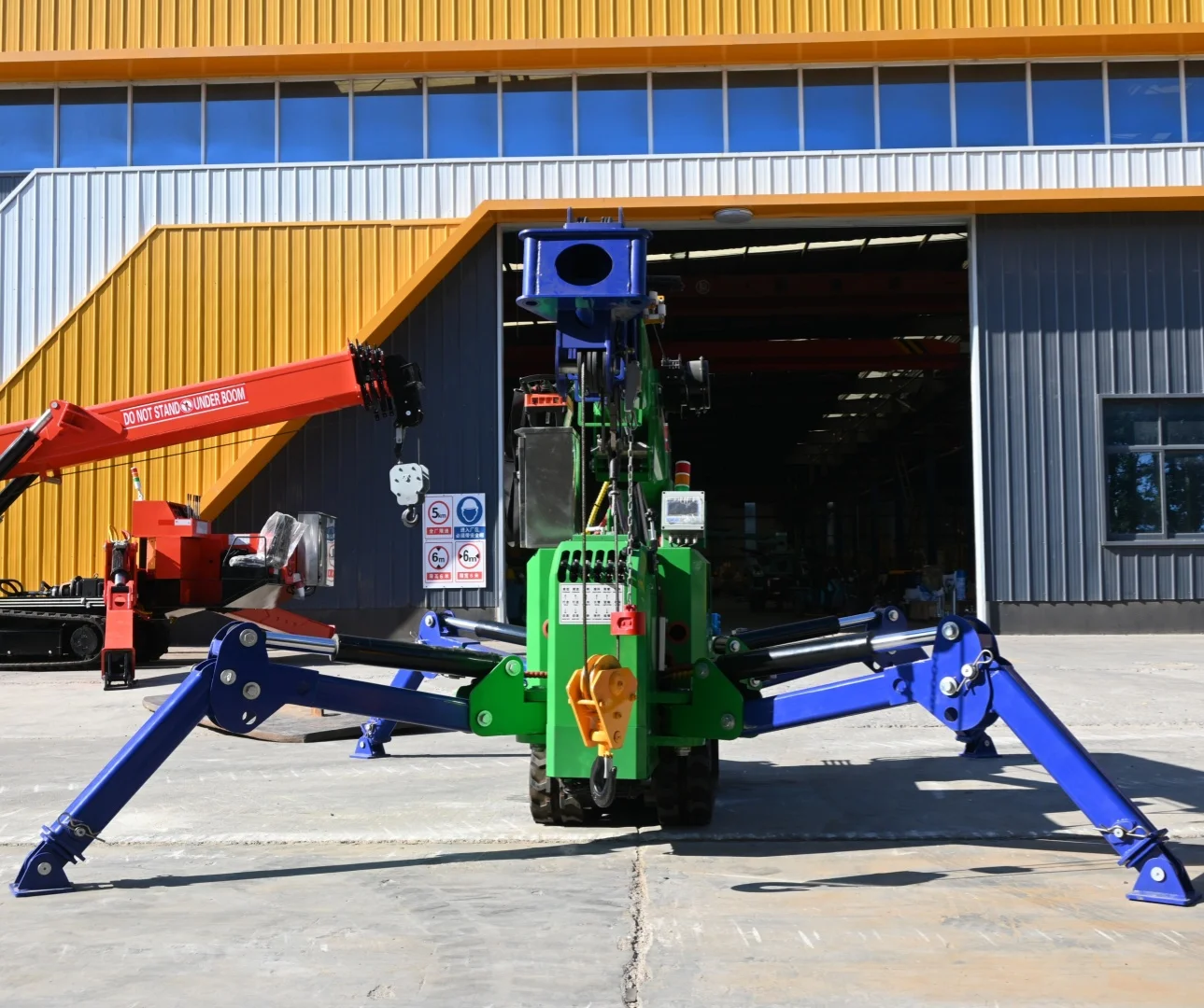 High Quality Crane Spider 19m 8ton Crawler Crane Spider Lifting Crane With Fly Jib Low Price