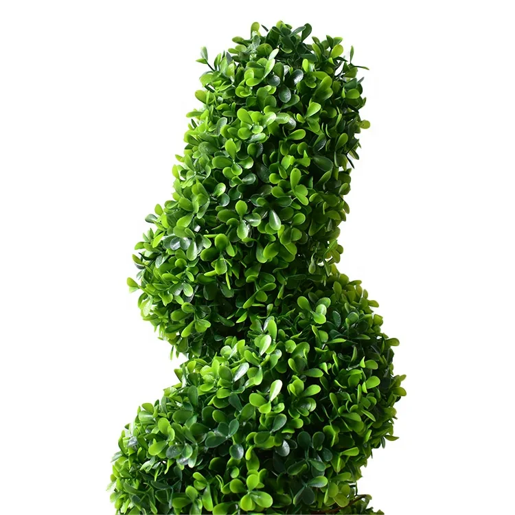 Живое искусственное сипарисовое дерево, 4 фута, бонсай, кедр, Топиар, Рождественская спиральная елка для улицы