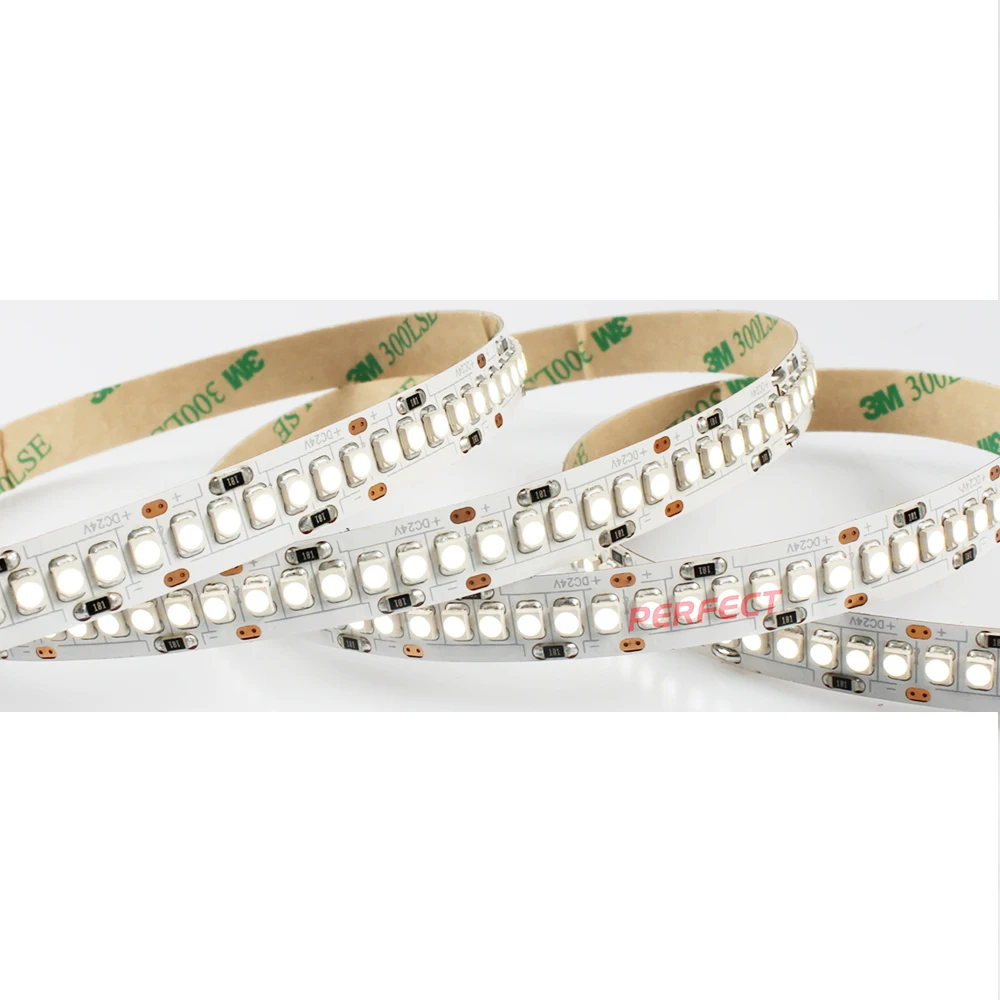 240 светодиодов на метр smd 3528 Светодиодные полосы света 19 2 Вт/м 12v/24v теплый белый и холодный свет