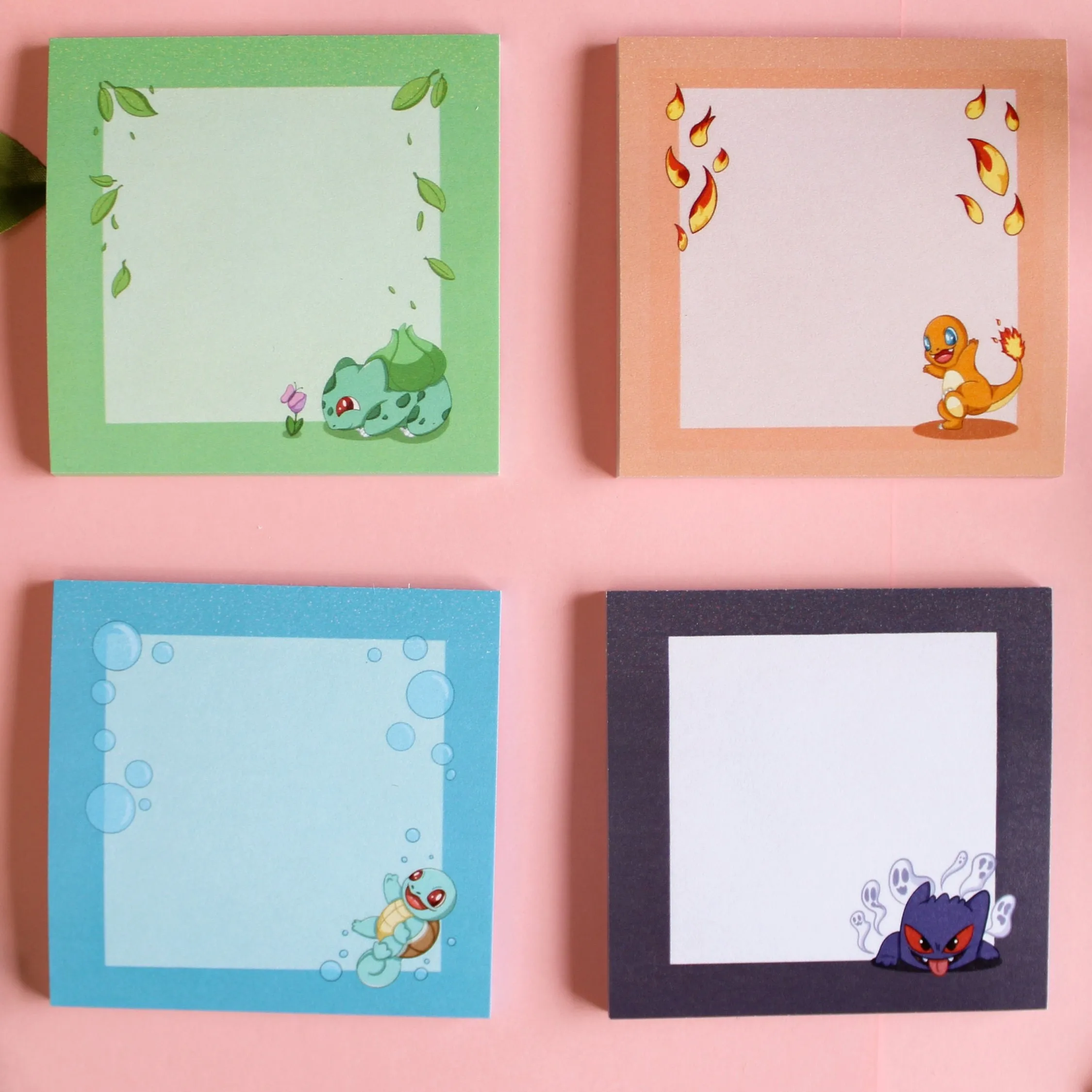 Custom Cute Promotional Memo Pad Kawaii Notepad Branded Note Pads Stationery Accessories Sticker Sticky Notes