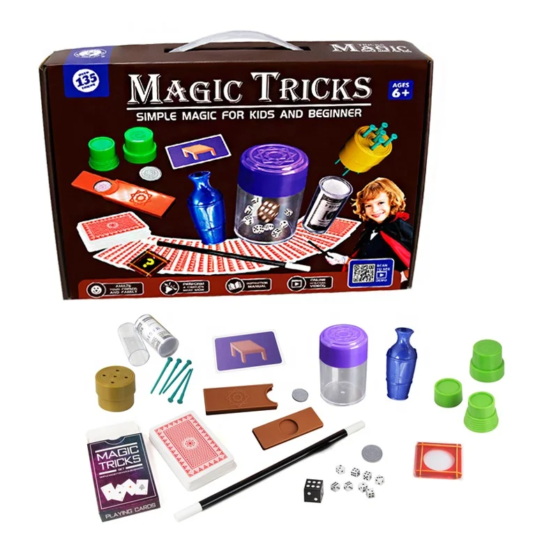 Easy to play magic set science toy magic trick props toy magic kit for kids